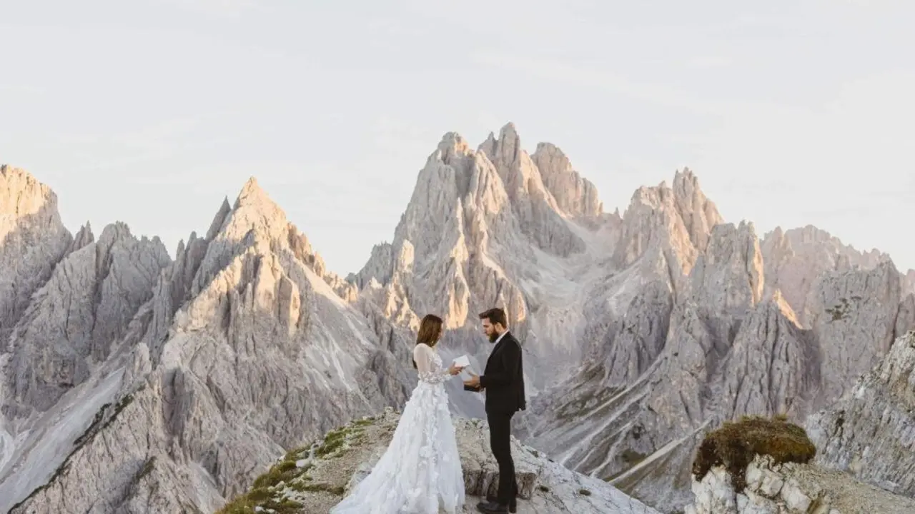 Elope In The Dolomites: The Ultimate Sunrise Elopement Guide To The Italian Alps (2026) 2 Dolomites Elopement Guide Cropped