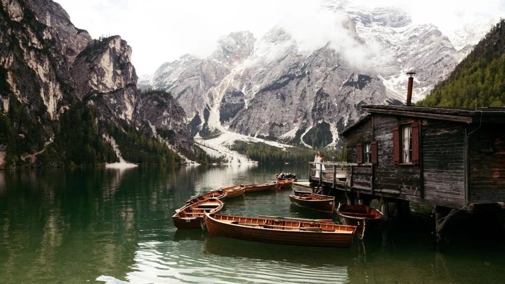 Elope In The Dolomites: The Ultimate Sunrise Elopement Guide To The Italian Alps (2026) 6 Lago Di Braies Elopement Wedding Italy