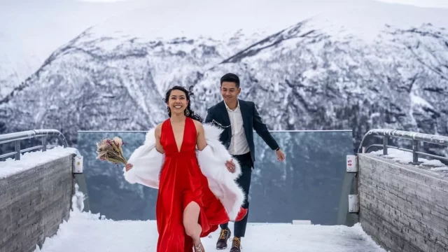 Fjord Wedding in Norway | All-inclusive Elopement Package with Scenic Roadtrip