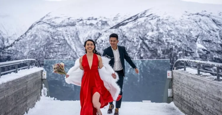 Fjord Wedding in Norway | All-inclusive Elopement Package with Scenic Roadtrip