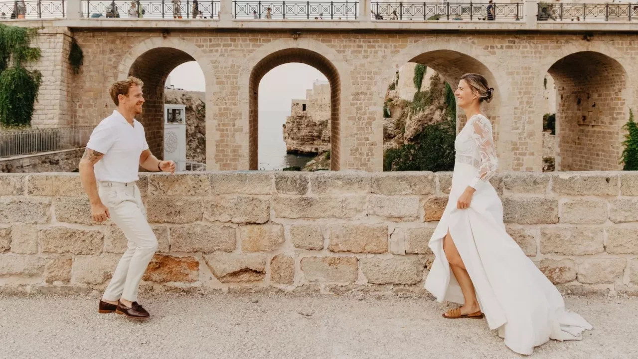 Puglia Elopement in Polignano a Mare
