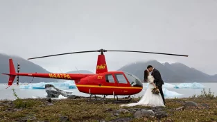 Glacier Wedding in Alaska | Heli Elopement Package