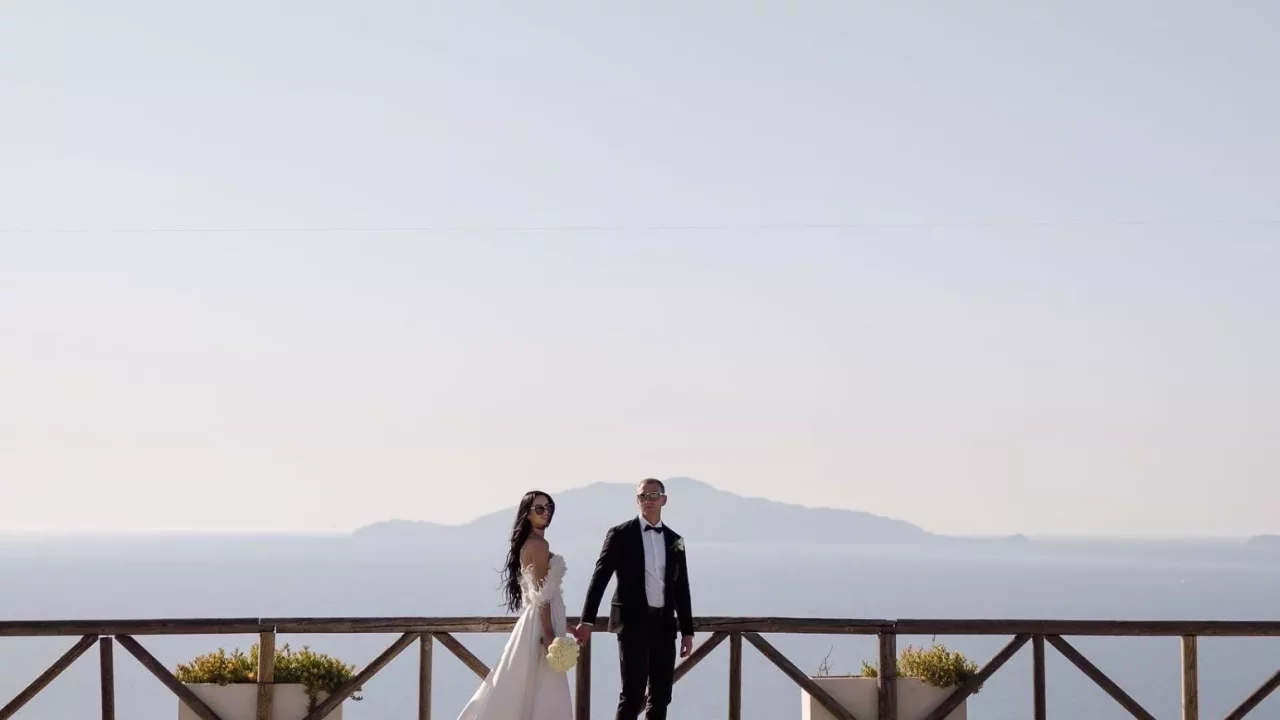 Elopement in Capri Vow Renewal
