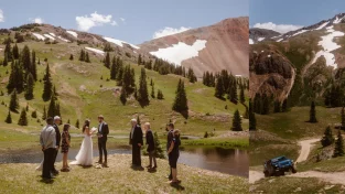 San Juan Mountain Jeep Elopement in Southwest Colorado