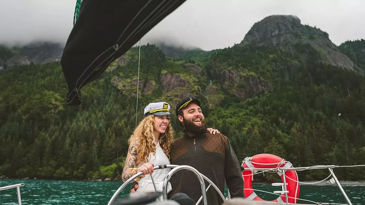 All-inclusive Elopement in Alaska Sailboat