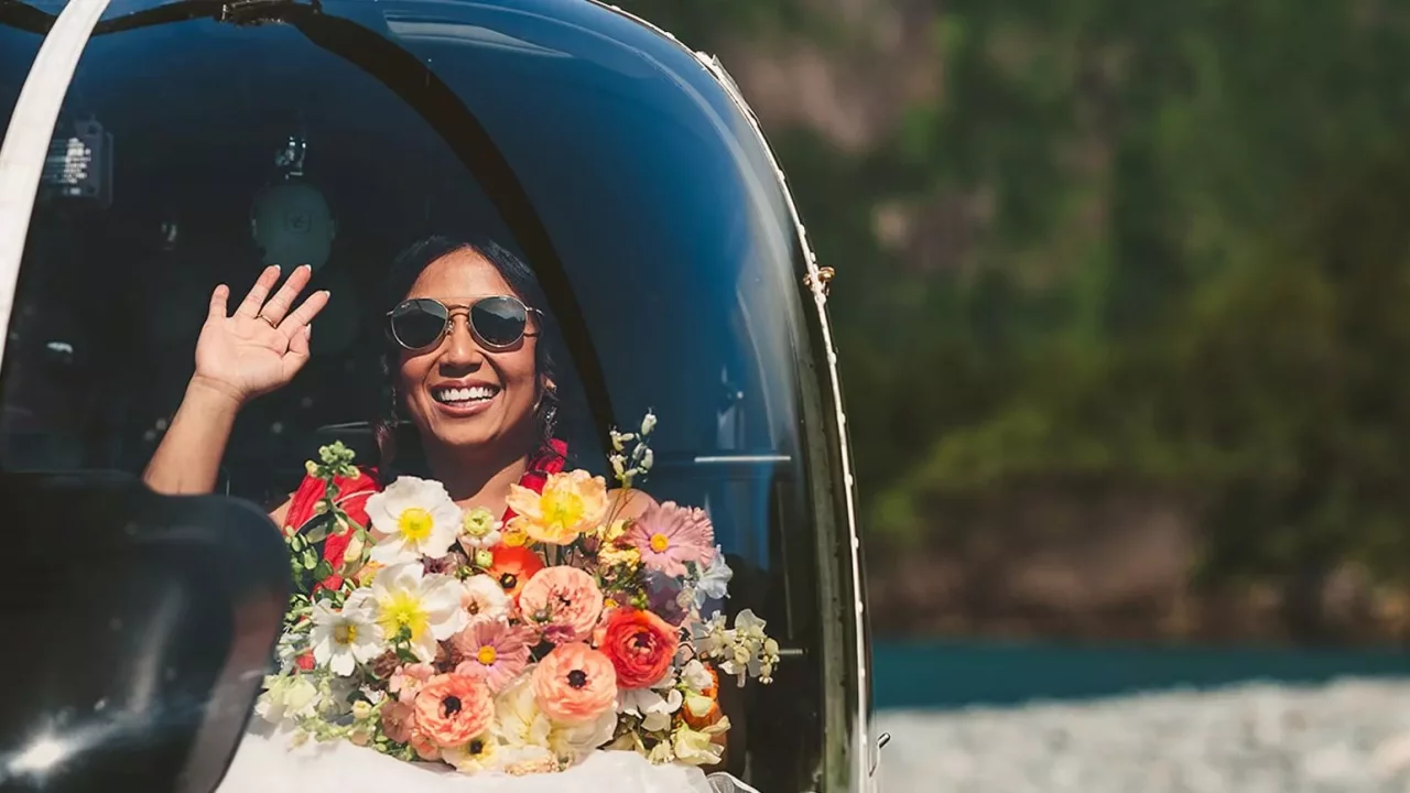Heli Elopement Package in Alaska