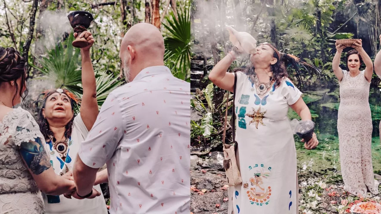 Cenote Wedding Elopement Ceremony