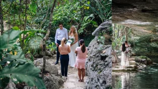 Playa del Carmen Wedding Package | Photography and Unique Cenote Wedding Venue near Cancun