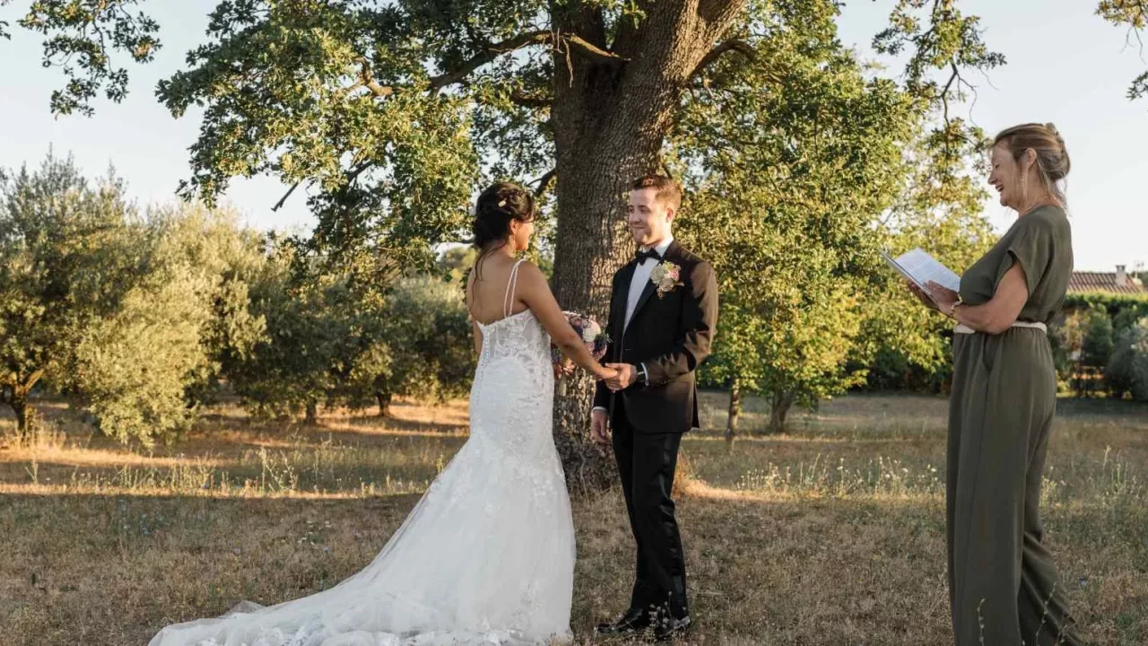 South of France Elopement Ceremony