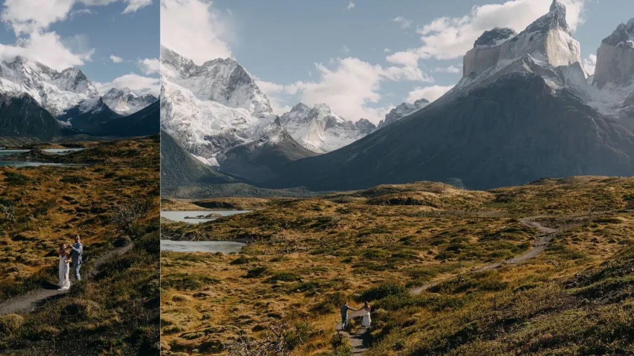 Scenic View Patagonia Elopement