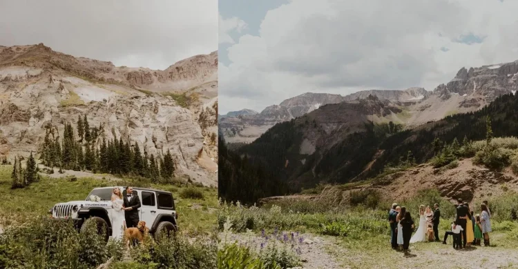 San Juan Mountain Jeep Elopement in Southwest Colorado