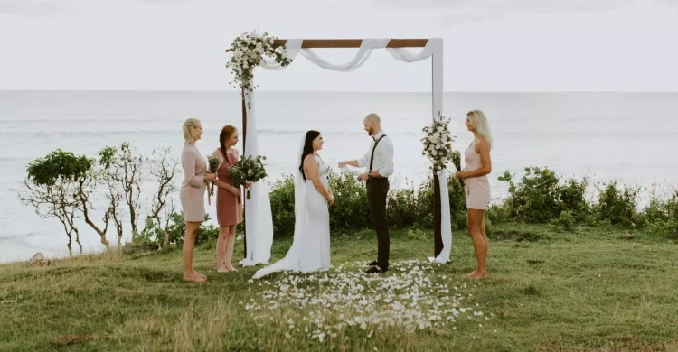 Bali Elopement - Beachside ceremony and Sunset Photoshoot
