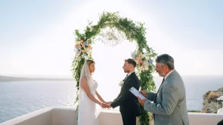 Santorini Sunset Wedding Package | Greece