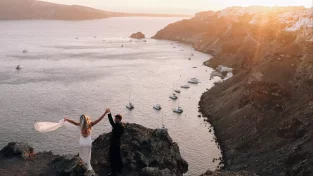 Santorini Sunset Wedding Package | Greece