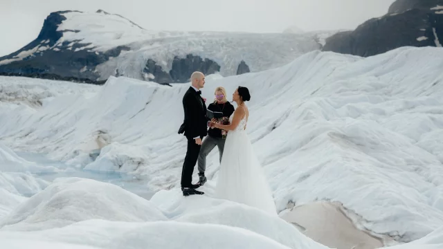 Alaska Glacier Elopement Package | Get Married in Palmer
