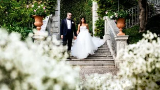 Elopement in Villa Monastero with Private Boatride | Lake Como