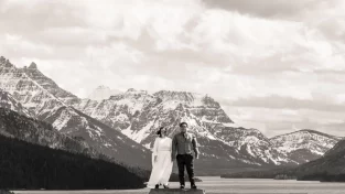 Waterton Lakes Elopement Package with Horseback Ride | Canada