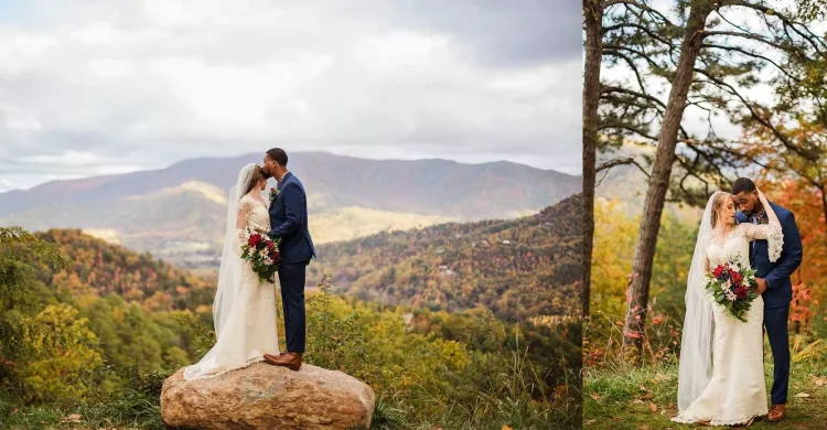 Foothills Parkway Elopement Wedding in the Smoky Mountains | Gatlinburg, Tennessee