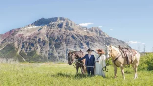 Waterton Lakes Elopement Package with Horseback Ride | Canada