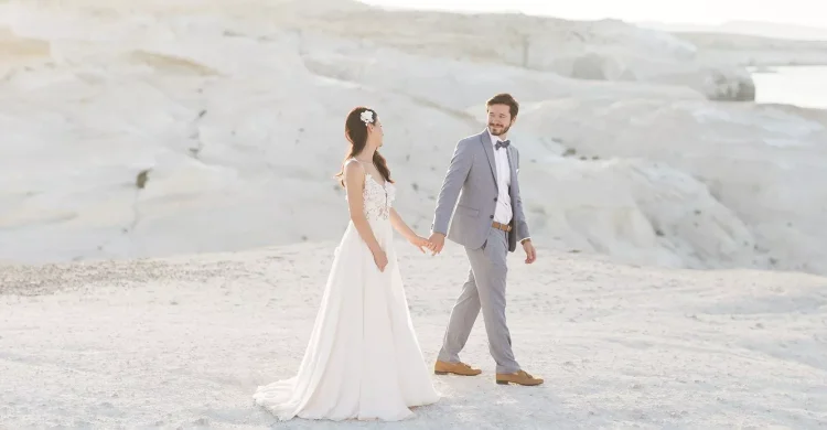 Elopement Wedding in Greece - Milos Island Wedding
