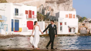 Elopement Wedding in Greece - Milos Island Wedding