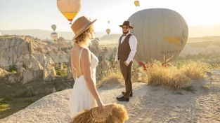Sunrise and Sunset Elopement in Cappadocia