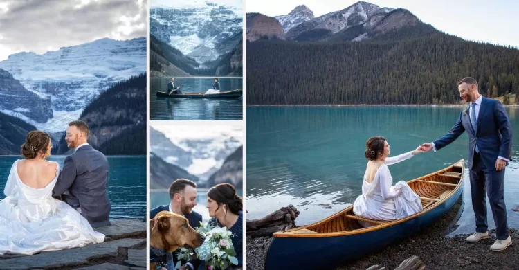 Lake Louise Elopement Wedding | Alberta | Canada