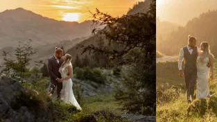 Switzerland Elopement Wedding in the Mountains