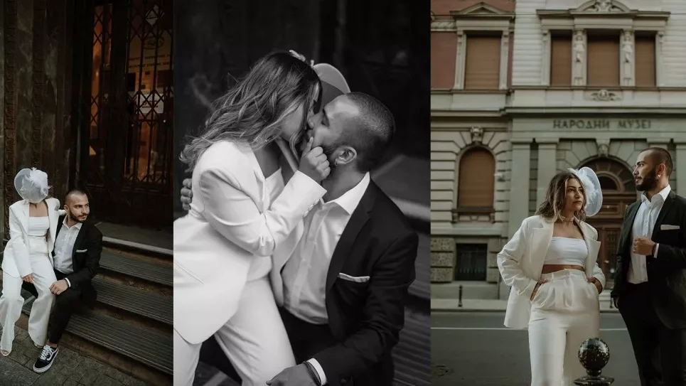 belgrade elopement wedding in serbia