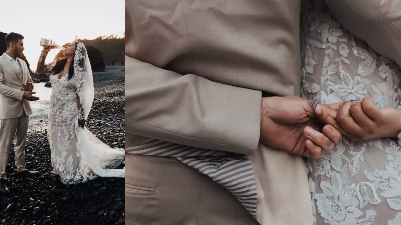 seattle adventure wedding washington elopement ruby beach