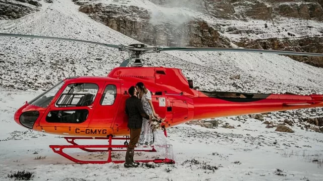 Heli Elopement Package - Rocky Mountains | Alberta