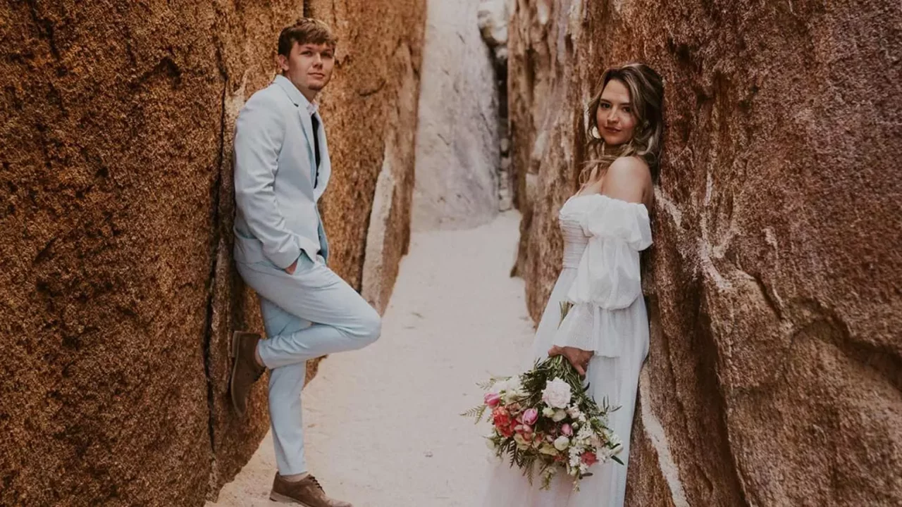 california elopement in joshua tree national park