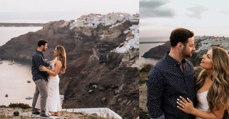 Elope to Santorini - Wedding Ceremony and Dinner on Private Cliffside Terrace | Greece