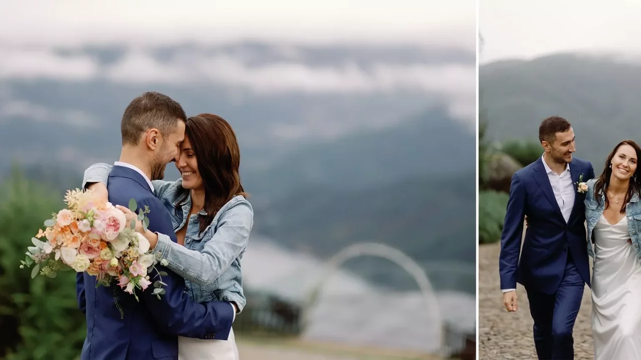 Portugal Elopement Wedding Adventure in Gêres
