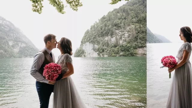 Austria Elopement - Ceremony, Boatride and Picnic at Lake Königssee