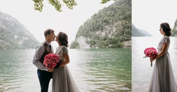 Austria Elopement - Ceremony, Boatride and Picnic at Lake Königssee