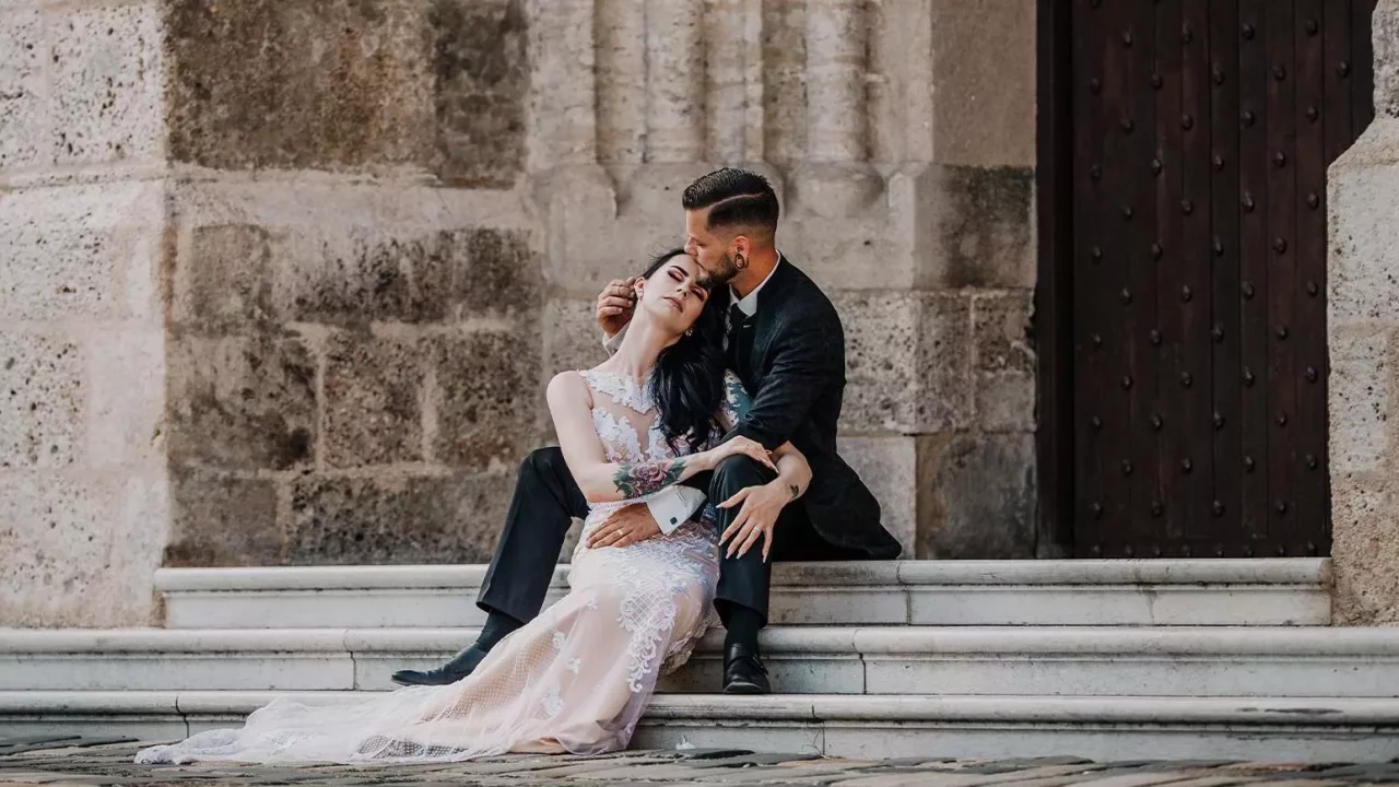 Urban after wedding photoshoot in Croatia