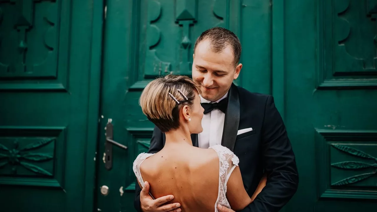 After wedding photoshoot in Zagreb