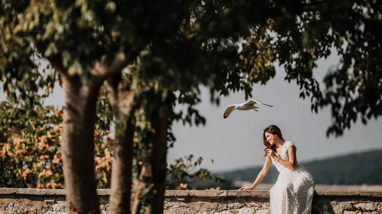 After wedding photoshoot in Croatia