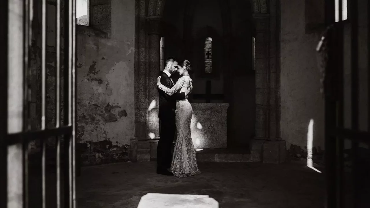 After wedding photoshoot in Croatia, Europe