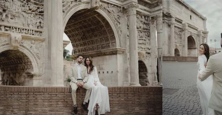 Elope to Italy | Timeless Elopement in Rome - Imperial Forum