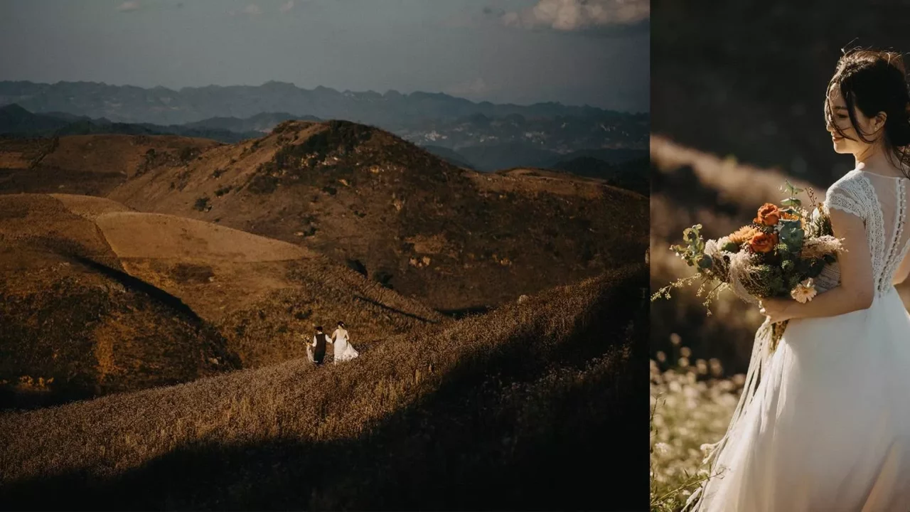 Vietnam Mountain Elopement Wedding Ceremony