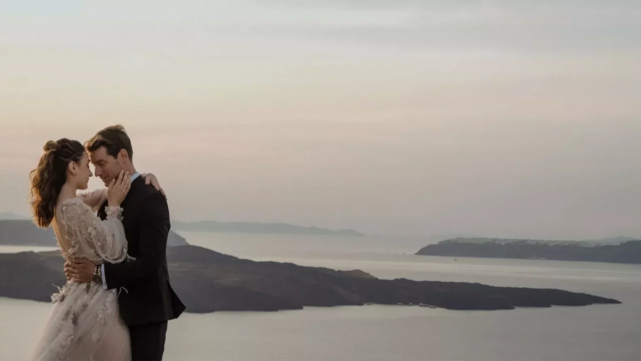 Santorini Villa Wedding in Greece