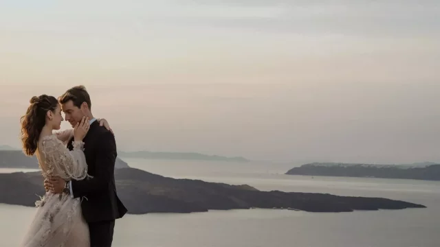 Santorini Villa Wedding in Greece