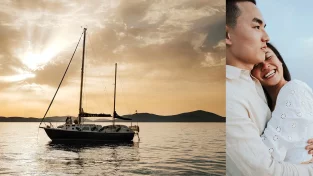 Sailboat Elopement in Italy | Get married in Sardinia, Port of Alghero
