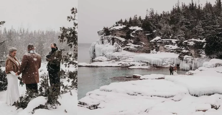 Elopement in Ontario | Tobermory Wedding Package