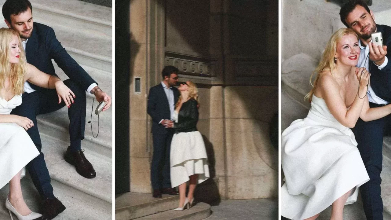Intimate Paris elopement