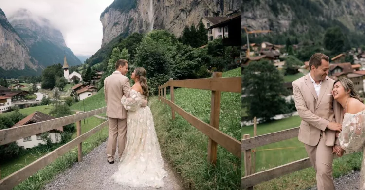Elope in Switzerland | Alps Wedding Package