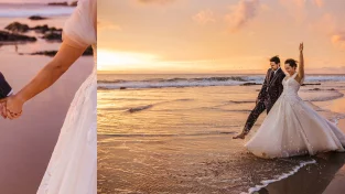 Malibu Beach Elopement Package with Luxury Picnic | California