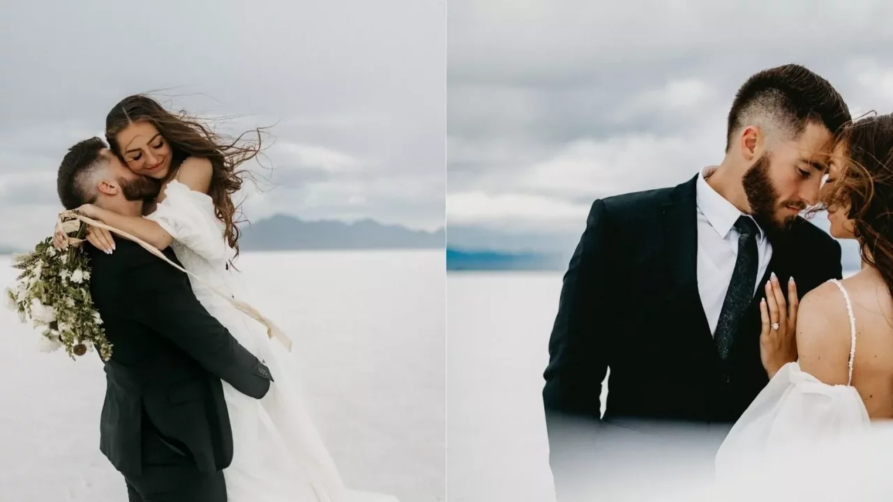 Salt Flats Elopement Wedding